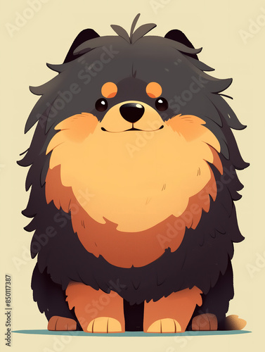 A variety of dog image libraries.Cute animal patterns of various breeds of dogs, illustrations, posters, background images, decorative graphics, wallpapers, stickers.