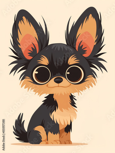 A variety of dog image libraries.Cute animal patterns of various breeds of dogs, illustrations, posters, background images, decorative graphics, wallpapers, stickers.