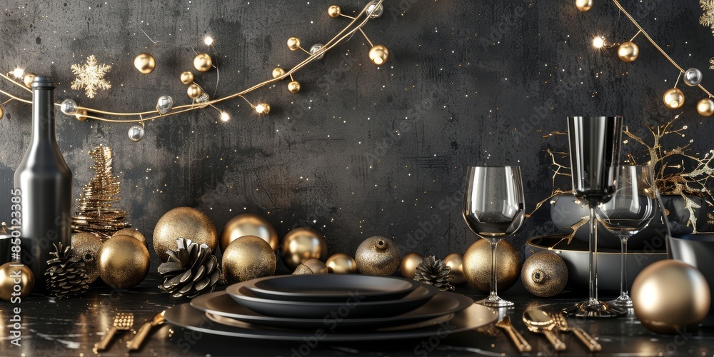 Sophisticated mockup arrangement showcasing opulent decoration for a glamorous presentation. Sophisticated mockup arrangement showcasing opulent decoration for a glamorous presentation.