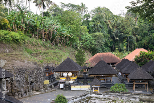 Obraz na płótnie Beautiful view of Fountains in Goa Gajah in Bali Island, Indonesia
w salonie