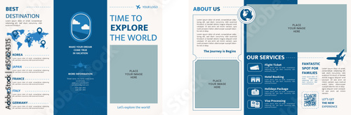 Travel Agency Trifold Brochure