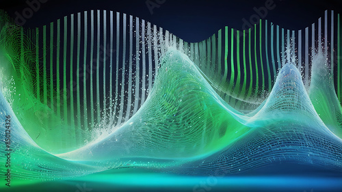 abstract background with lines,Sound wave pattern background