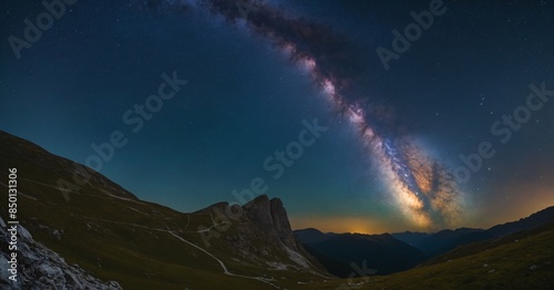 Caradhras – Milky Way arch above Vrsic pass