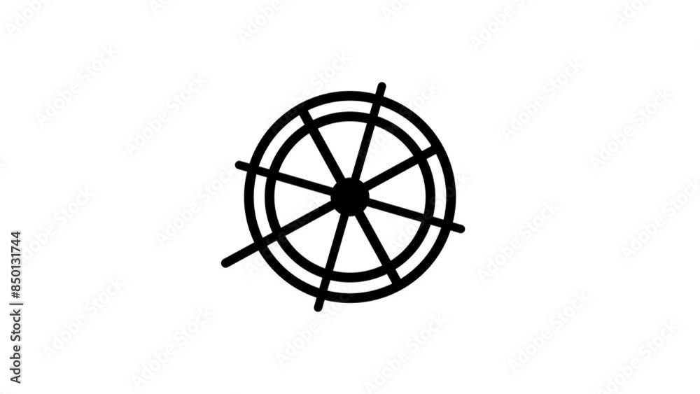 Business chart icon animation with unique shape Business chart icon animation with unique shape