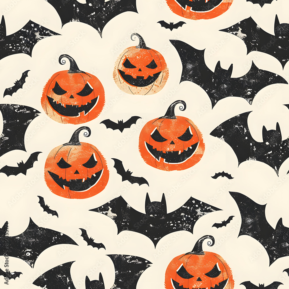 ハロウィーンの背景画像、シームレスパターンイラスト ハロウィーンの背景画像、シームレスパターンイラスト