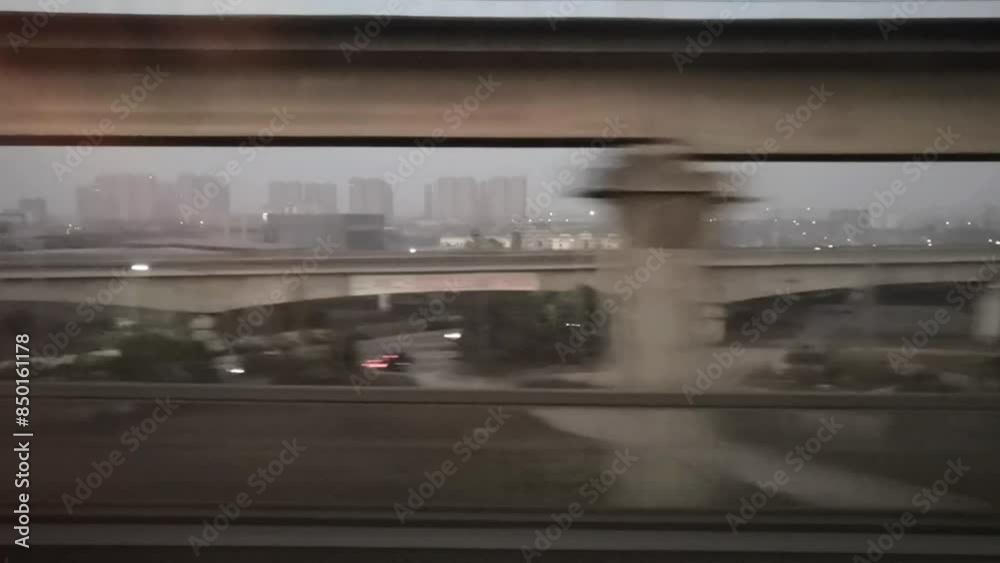 Scenery outside the high-speed rail window in Shangrao City, Jiangxi Province, December 14, 2019 Scenery outside the high-speed rail window in Shangrao City, Jiangxi Province, December 14, 2019