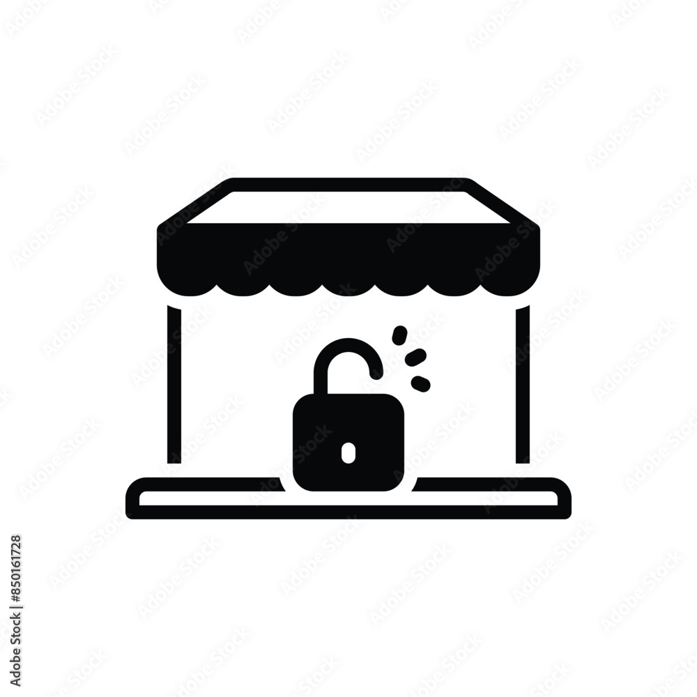 Black solid icon for marketplace Black solid icon for marketplace
