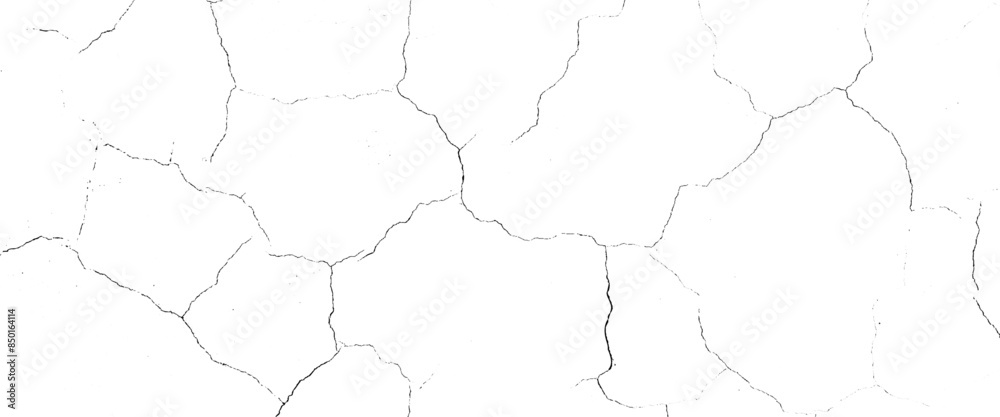 Fototapeta premium Vector abstract background with a cracked grunge texture wall concept.