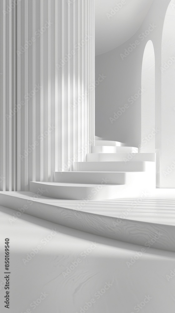 Obraz premium Mockup design featuring a clean and minimalist background.