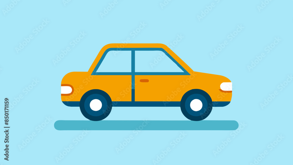 Minimalistic, flat, car symbol on a surface. car flat design Minimalistic, flat, car symbol on a surface. car flat design