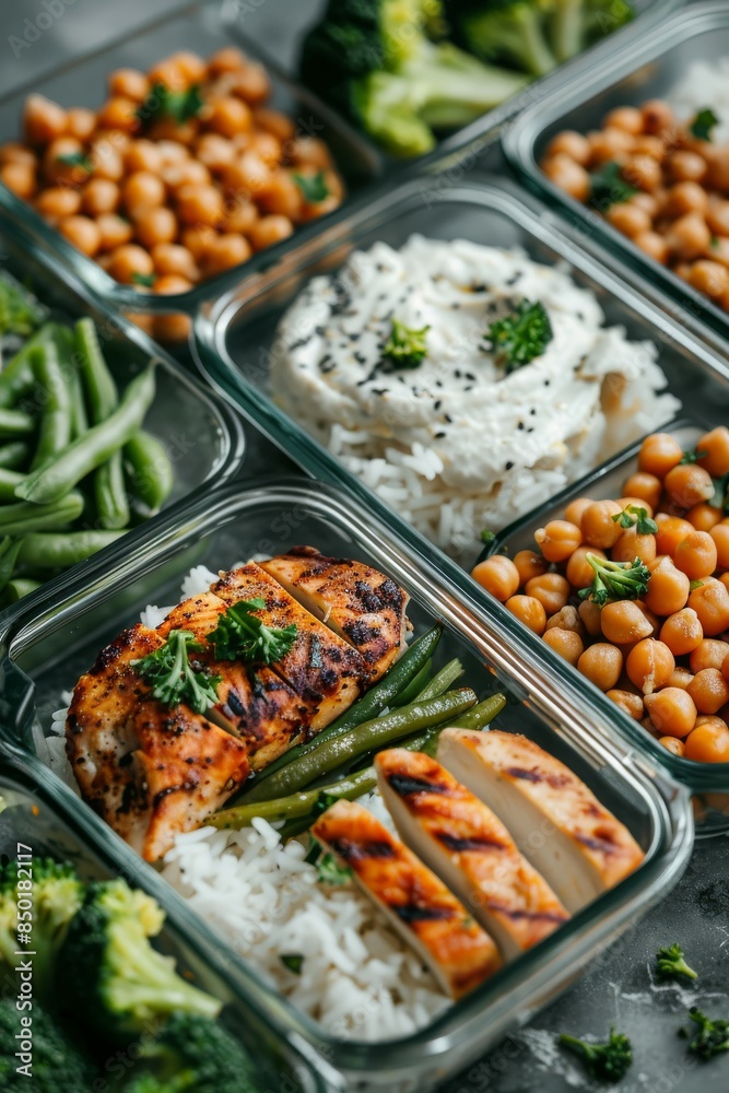 Close up of a tray of food containing broccoli, showcasing fresh ingredients for a pre-workout meal Close up of a tray of food containing broccoli, showcasing fresh ingredients for a pre-workout meal