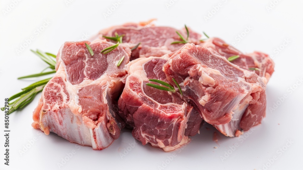 A piece of meat with a lot of fat on it A piece of meat with a lot of fat on it