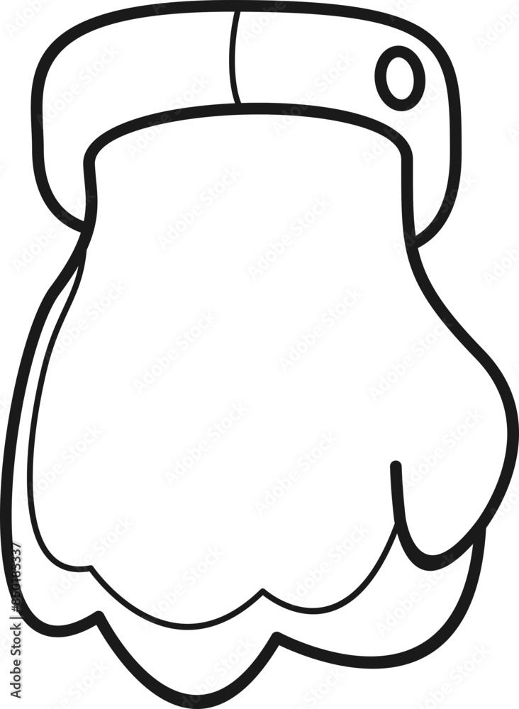 Hand Sign Outline Element Hand Sign Outline Element