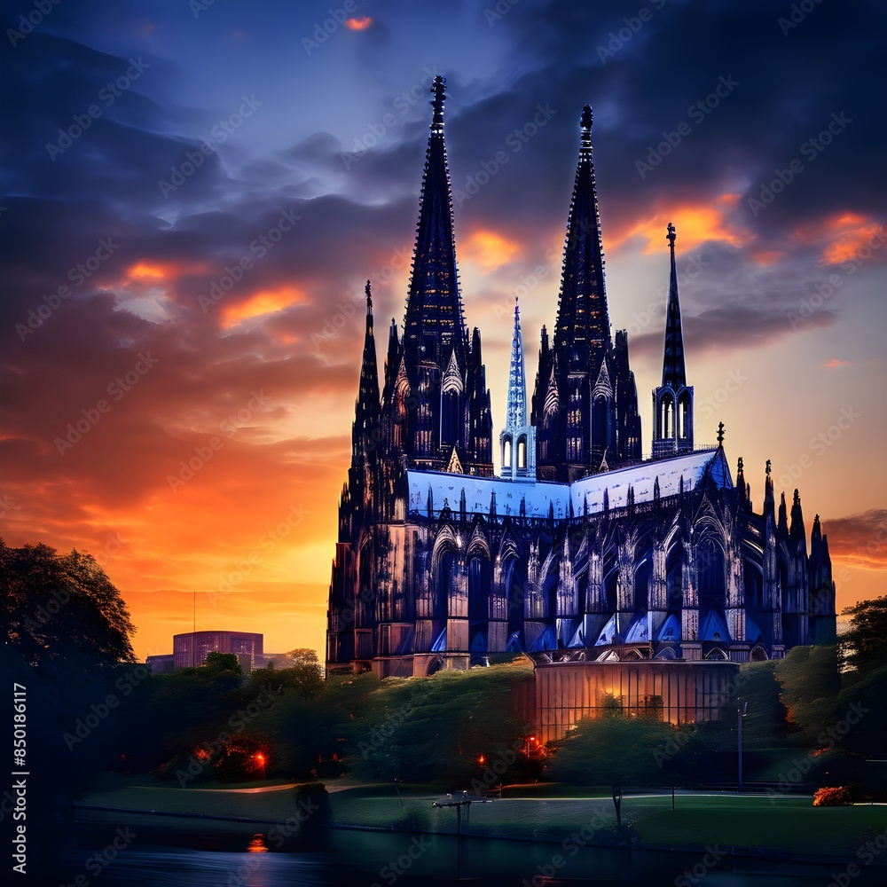 Fototapeta premium View of a Cathedral