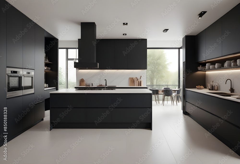Lifelike 3D visualization of an inviting, ergonomic kitchen space Lifelike 3D visualization of an inviting, ergonomic kitchen space