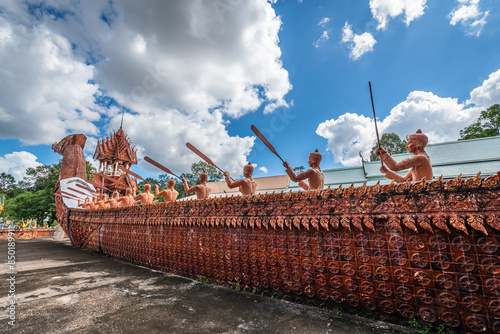 Wat Sa Prasan Suk or Wat Ban Na Muang, is a famous temple at Ubon Ratchathani, Thailand photo