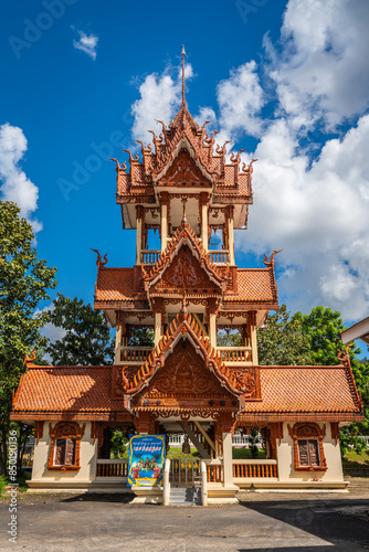 Wat Sa Prasan Suk or Wat Ban Na Muang, is a famous temple at Ubon Ratchathani, Thailand photo