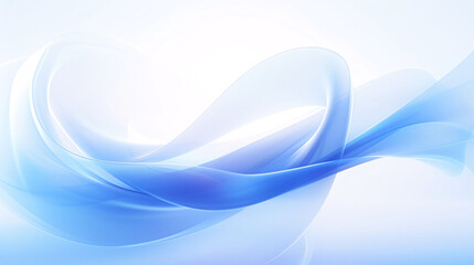 Abstract light blue background, transparent gradient stained glass background 3D rendering