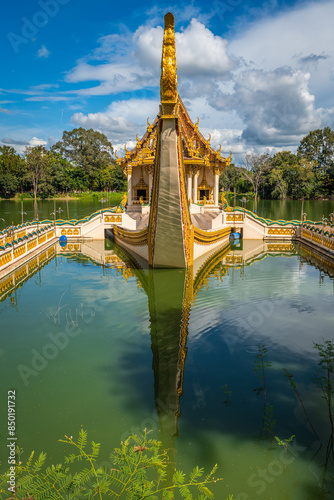 Wat Sa Prasan Suk or Wat Ban Na Muang, is a famous temple at Ubon Ratchathani, Thailand photo