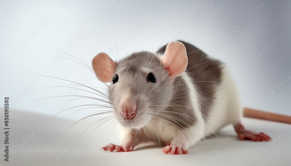 a rat on white background
a rat on white background