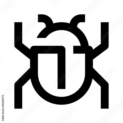 Debugging seo and website development  line icon