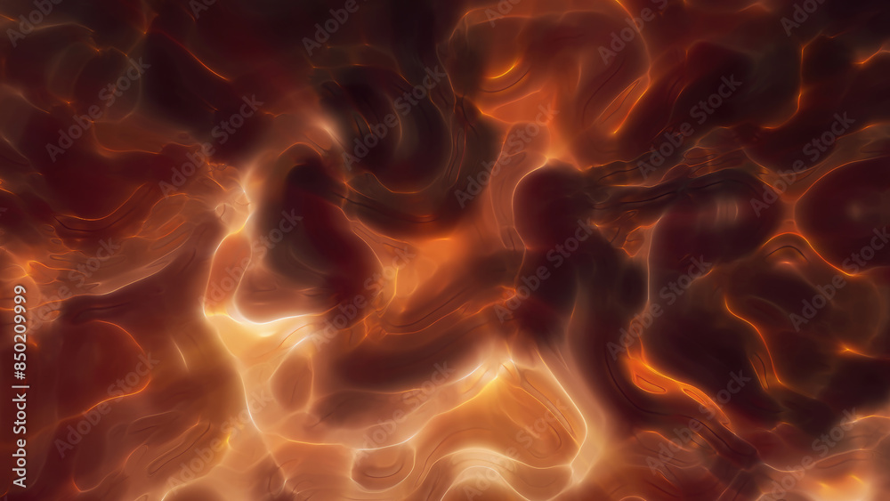 Abstract yellow gold bright glowing background with iridescent waves of energy and plasma rays with light Abstract yellow gold bright glowing background with iridescent waves of energy and plasma rays with light