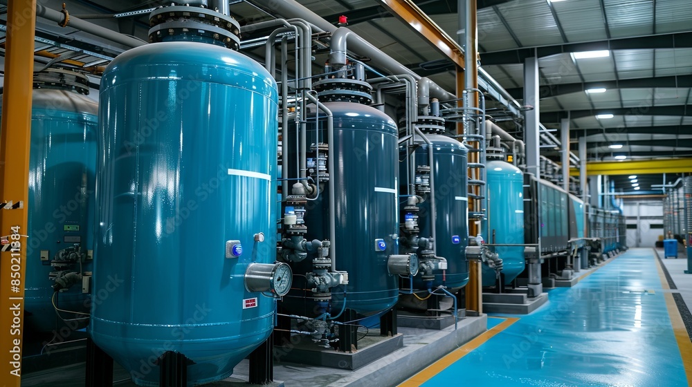 Drinking water plant equipped with a reverse osmosis system Drinking water plant equipped with a reverse osmosis system