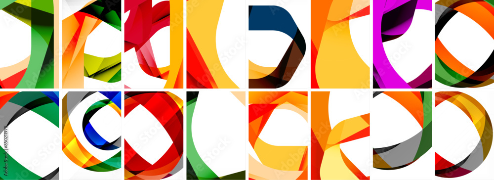 Collection of abstract background with waves, colorful shapes and 3d shadow effect. Vector Illustration For Wallpaper, Banner, Background, Card, Book Illustration, landing page Collection of abstract background with waves, colorful shapes and 3d shadow effect. Vector Illustration For Wallpaper, Banner, Background, Card, Book Illustration, landing page