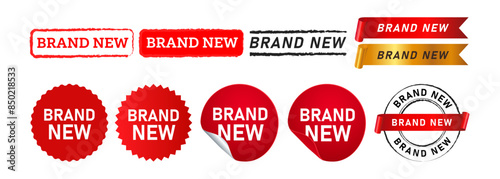 brand new rubber stamp labels sticker sticker tag new items
