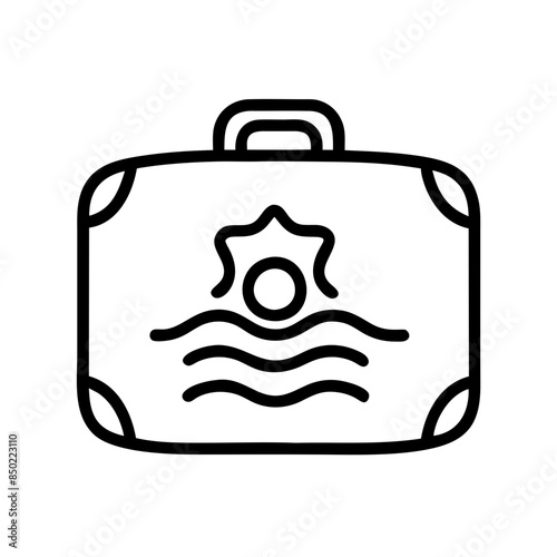 Summer icon set