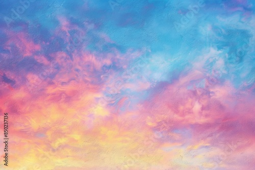 Colorful sky background used for texture and sky replacement purposes - generative ai