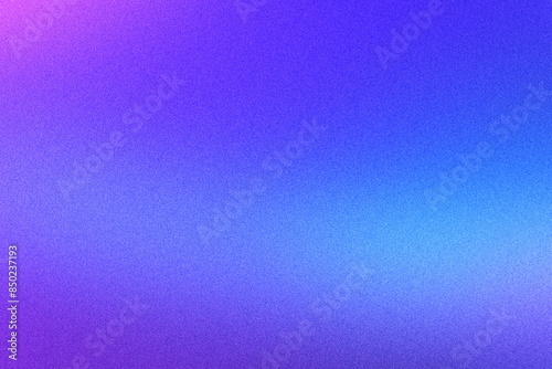 Abstract Grainy Gradient Background Texture in Blue, Purple, Poster Banner
