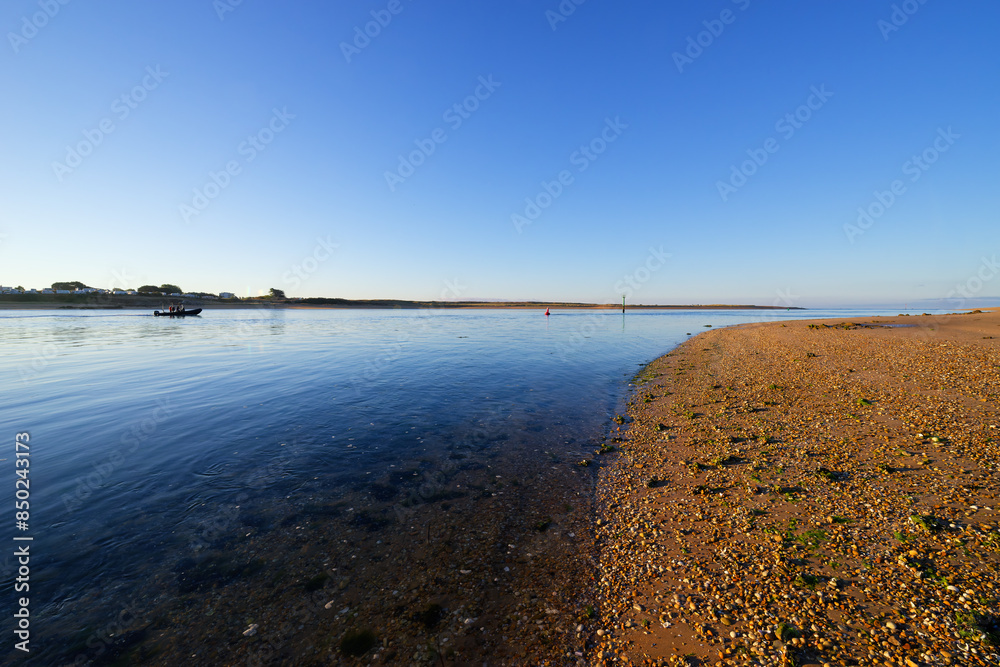Mouth of the Etel river in Brittany region Mouth of the Etel river in Brittany region