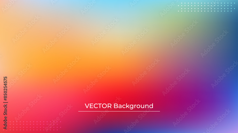 Smooth and blurry colorful gradient mesh background. Modern bright rainbow colors. Easy editable soft colored vector banner template. Premium quality Smooth and blurry colorful gradient mesh background. Modern bright rainbow colors. Easy editable soft colored vector banner template. Premium quality