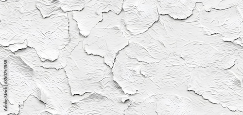 Abstract background lush white paper textured, copy space for text, mockup.