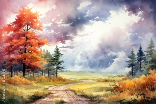 Autumn storms - Generative AI