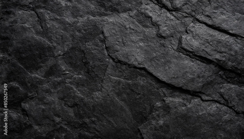 黒い石のテクスチャ、Generative AI AI画像 © bigfoot