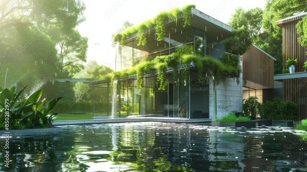 Advanced rainwater harvesting systems in hightech buildings collecting and purifying water for reuse Advanced rainwater harvesting systems in hightech buildings collecting and purifying water for reuse