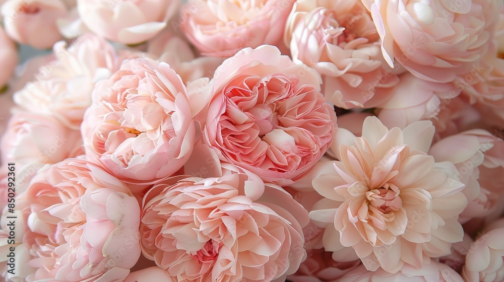 Unique light pink petals arranged in a stunning bouquet, perfect cut flower quality, soft and vibrant appearance Unique light pink petals arranged in a stunning bouquet, perfect cut flower quality, soft and vibrant appearance