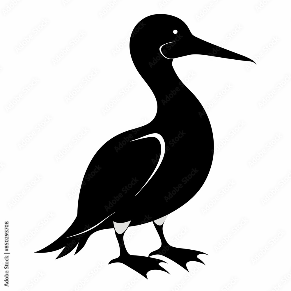 Gannet bird animal Silhouette Vector illustration svg Gannet bird animal Silhouette Vector illustration svg