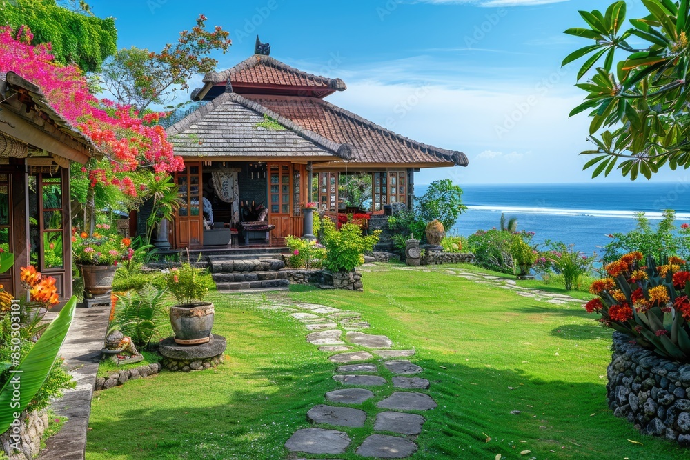 A small villa by the seaside A small villa by the seaside