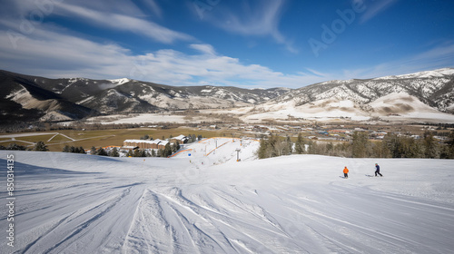 Desolate Montana ski resort...