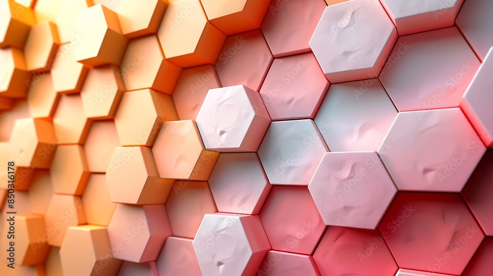 Minimalist hexagon outlines on a pastel background, soft peach hues, hd quality, digital art, clean and simple design, geometric precision, modern aesthetic, calming ambiance, elegant simplicity. Minimalist hexagon outlines on a pastel background, soft peach hues, hd quality, digital art, clean and simple design, geometric precision, modern aesthetic, calming ambiance, elegant simplicity.