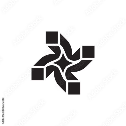 abstract 3d star.eps