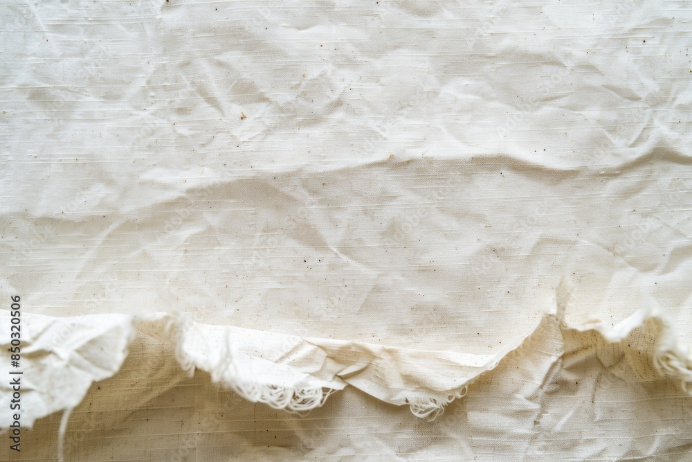 Obraz premium Paper White Texture. Aged Antique Art Background for Clean Blank Book Cover