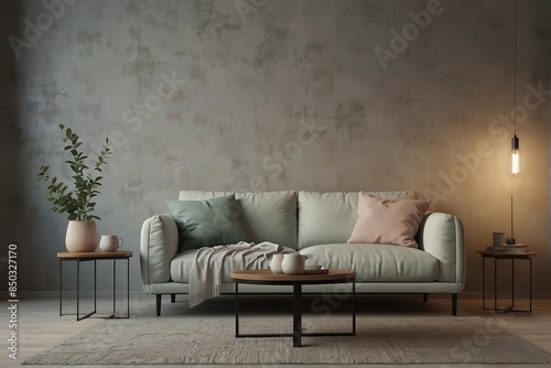 Wallpaper Mural Modern interior design, template, copy space. Torontodigital.ca