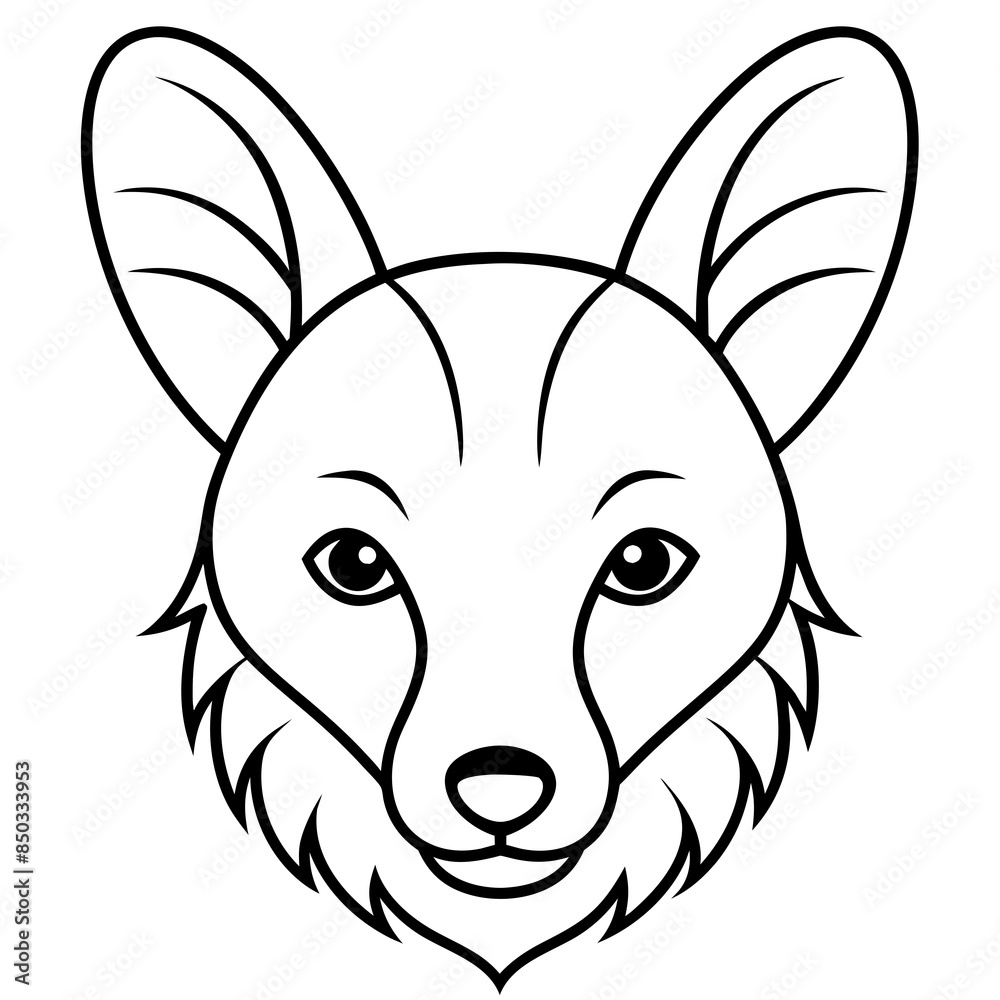 Fototapeta premium illustration of a cartoon dog