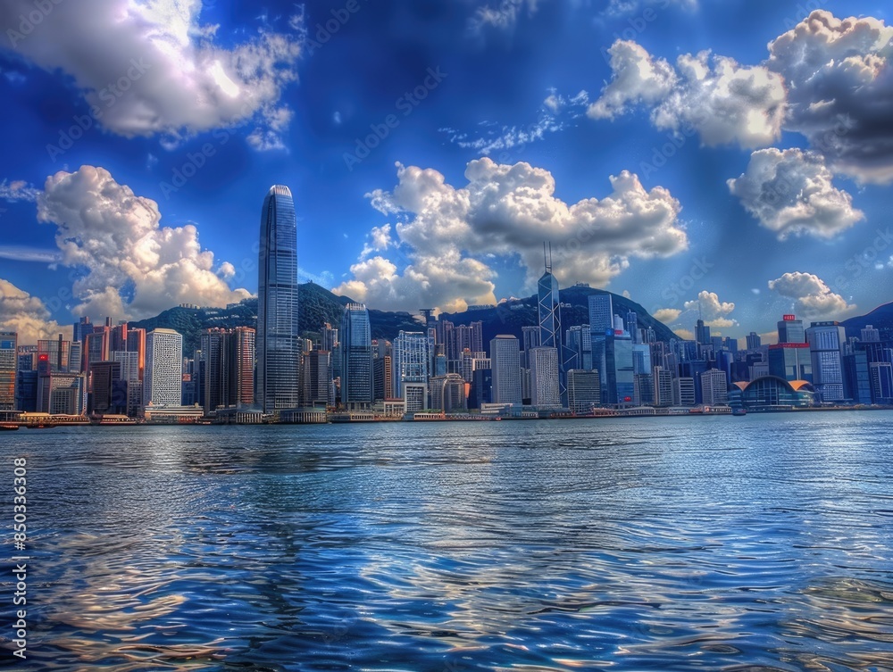 Obraz premium Hong Kong Skyline
