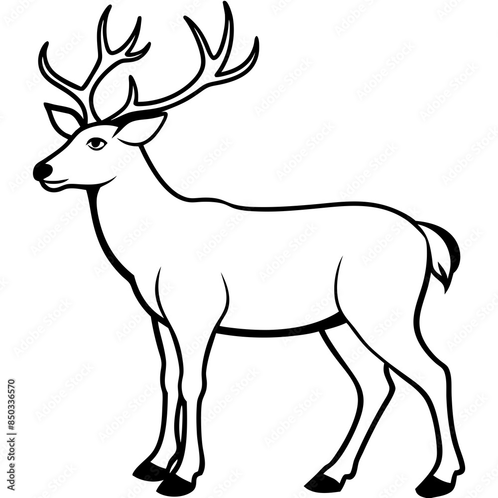 deer silhouette vector deer silhouette vector