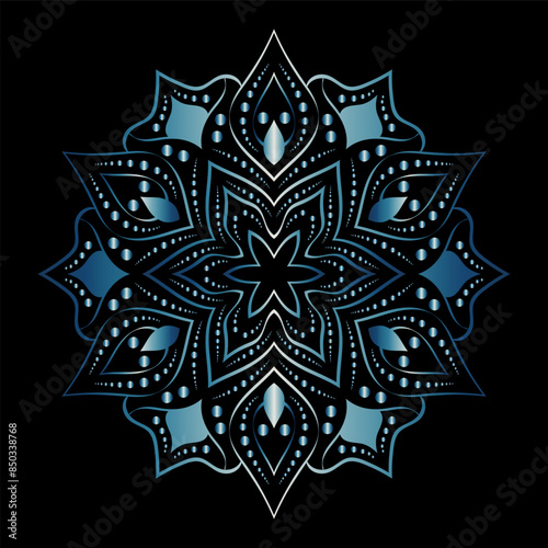 luxury ornamental mandala design background, Decorative ornamental Mandala in ethnic oriental style, Vintage decorative elements